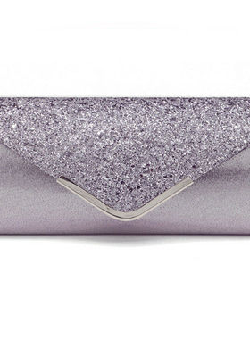 Fashion Lady Women Glitter Clutch Wallet Long Evening Weddin