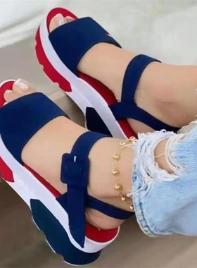 Women Sandals 2022 New Heels Woman Platform Wedges Shoes Lad