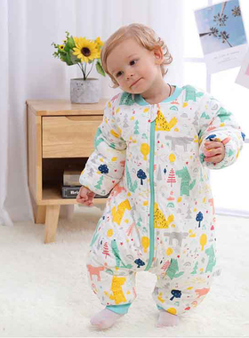 HappyFlute Baby 100% Cotton Sleeping Bag Long Sleeve Winter