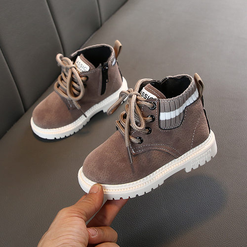 Winter Children Casual Shoes Autumn Martin Boots Boys Shoes - 图0