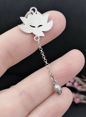 女银饰复古纯银泰银9项坠/吊坠