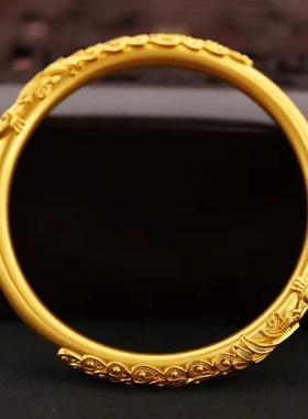 越南999手镯女复古仿真黄金