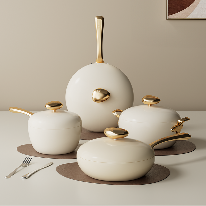 velosan温仑山聚财汤锅家用陶瓷不粘电磁炉燃气灶炖煲肉煮面锅