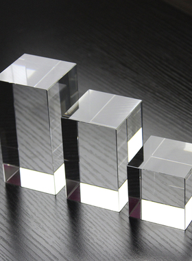 艾志水晶玻璃摆件底座定做礼品