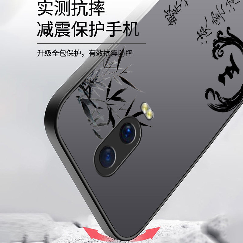 适用于oppor17手机壳r15新款r15梦境版r11男r11s全包r9s防摔2025男款超薄磨砂液态高级透明硬壳文字姓氏定制-图3