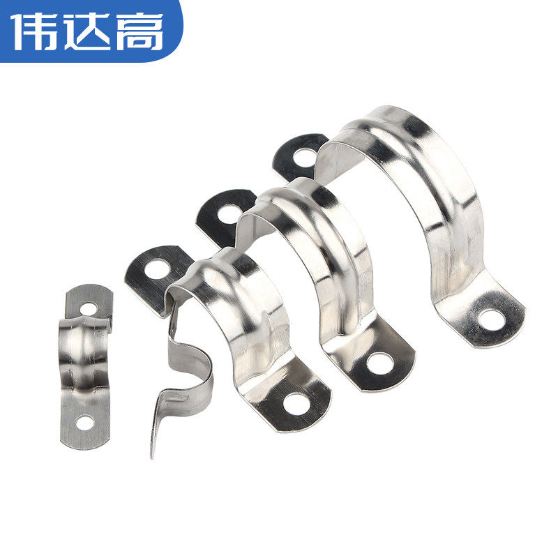 304不锈钢U形管卡骑马管箍支架管扣喉箍水管夹卡扣抱箍 U型卡箍_虎窝淘