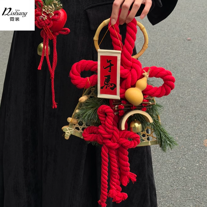 新年中式年宵花中国结挂件门挂装饰成品万字结棉线绳手工diy材料,淘宝优惠券,粉丝福利购,淘宝优惠卷