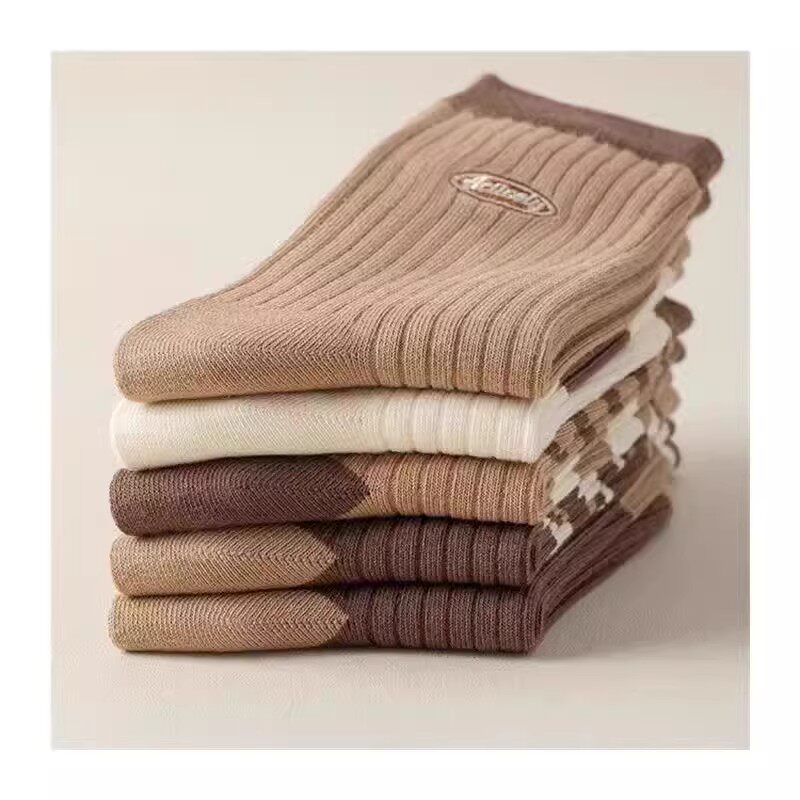 百搭潮流女袜复古美拉德袜子女中筒袜ins春秋冬款袜子女士运动袜,淘宝优惠券,粉丝福利购,淘宝优惠卷