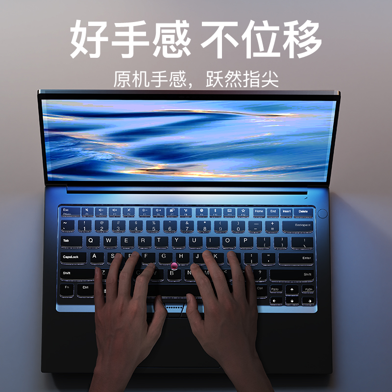 适用2025款联想ThinkPadE14键盘膜16英寸电脑x1carbon笔记本防尘保护膜23系列t14套Nano贴E480 E490全P14覆盖 - 图0