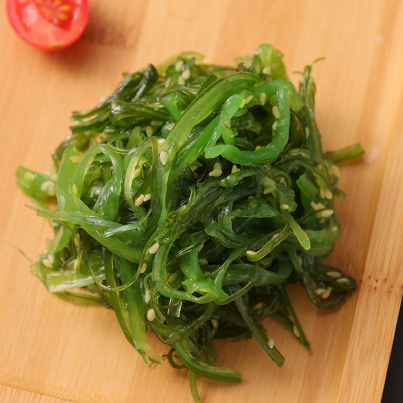食尊海藻沙拉1kg即食寿司料理开胃前菜酸甜海草商用调味裙带菜丝 - 图0