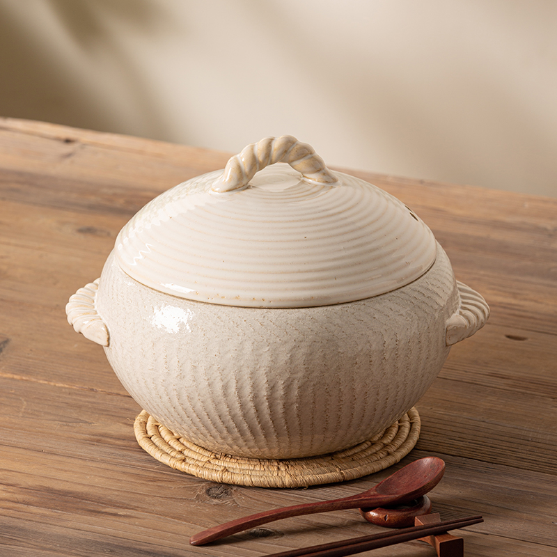 唯都日式耐高温土锅万古家用干烧不裂炖煲汤陶瓷锅燃气灶专用砂锅 - 图3