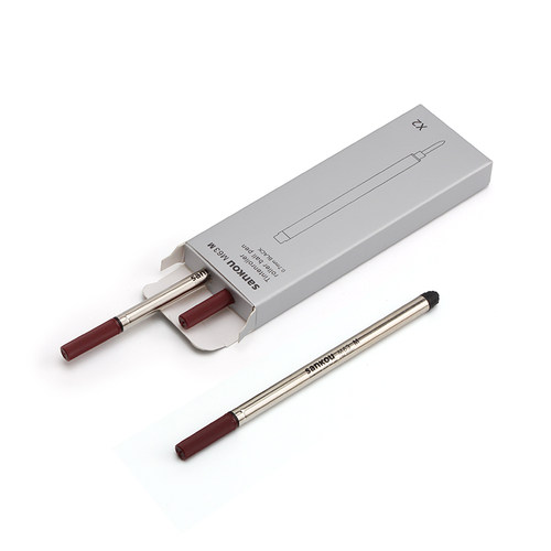 2支盒装 同款LAMY凌美签字笔笔芯0.7mm黑色 M63狩猎者恒星宝珠笔替芯 三口BZ5金属宝珠笔笔芯顺滑不断墨 - 图3