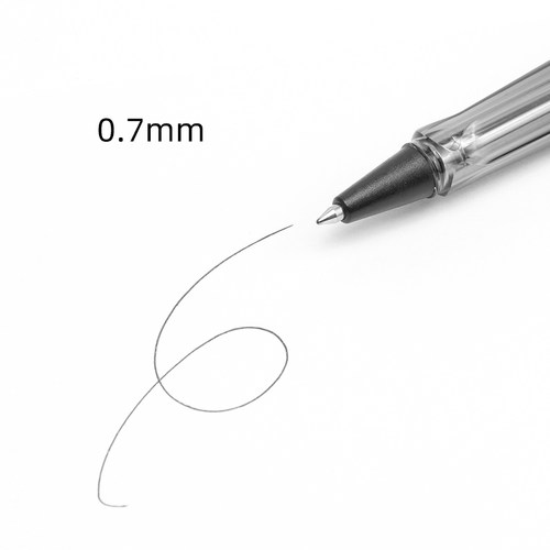 2支盒装 同款LAMY凌美签字笔笔芯0.7mm黑色 M63狩猎者恒星宝珠笔替芯 三口BZ5金属宝珠笔笔芯顺滑不断墨 - 图2