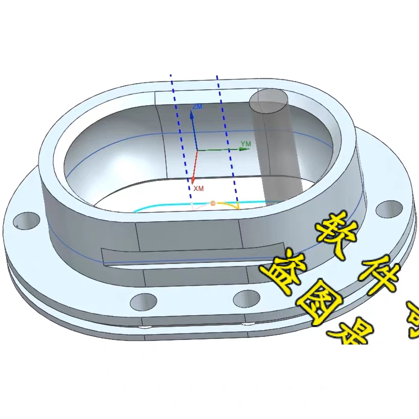 UG2406三轴教程从基础到实战/全套视频带素材/送后处理/刀库/NX - 图0