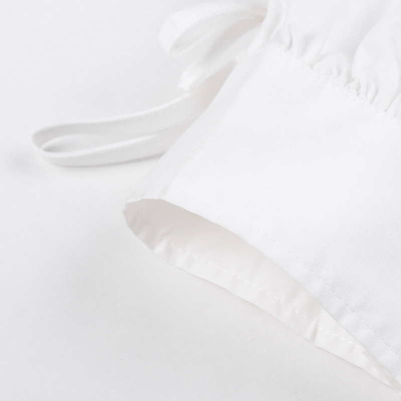 艾格2023夏季新品简约肩部系带衬衣 艾格旗舰蕾丝衫/雪纺衫