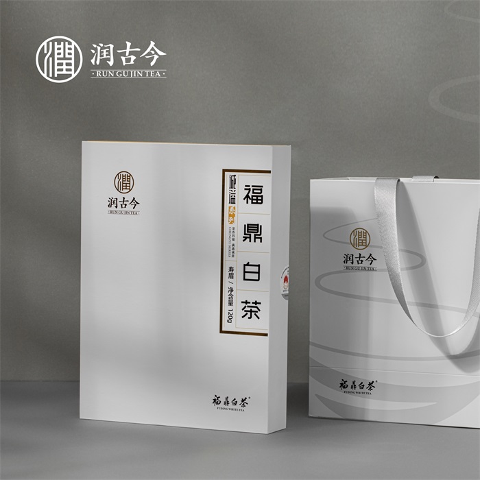 润古今福鼎白茶 诚溢系列2018年一级寿眉120g紧压白茶