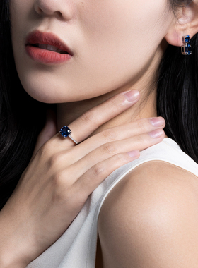 jcj阿斯切合蓝宝石戒指