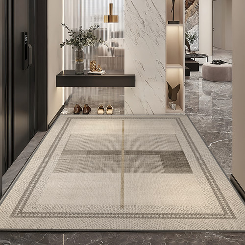 地垫入户门进门地毯门口家用门垫防滑客厅轻奢高级玄关脚垫可裁剪 - 图3