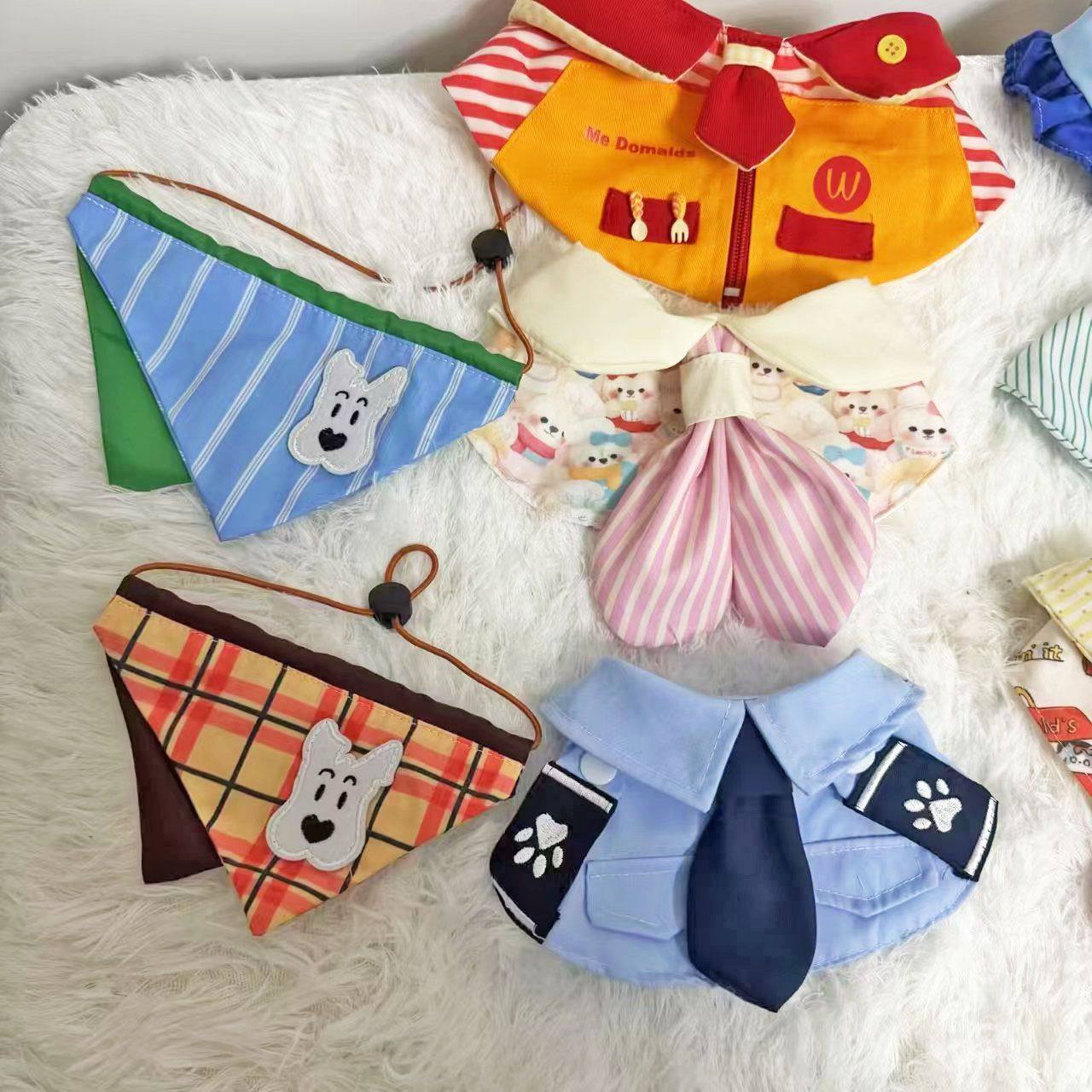 25新品宠物口水巾可调节双面狗狗三角巾口水围兜宠物衣服配饰围嘴,淘宝优惠券,粉丝福利购,淘宝优惠卷