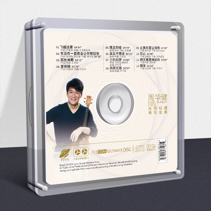 正版周华健专辑CD 经典怀旧金曲1:1母盘直刻无损高音质发烧cd碟片 - 图0