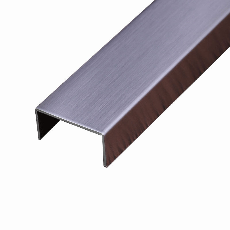 不锈钢线条钛合金黑钛金装饰属吊顶背景墙u型槽嵌条扣z条包边收边