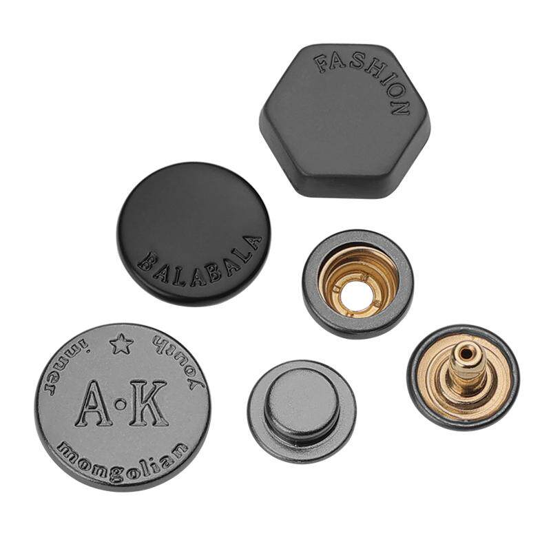 定制扣子英文四合扣按扣羽绒服外套大衣金属字母摁扣子母扣纽扣,淘宝优惠券,粉丝福利购,淘宝优惠卷