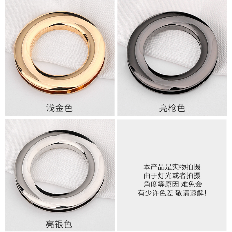 包包气眼螺丝扣金属圆形衣服箱包配件扣子固定装饰可拆卸五金环扣 - 图2