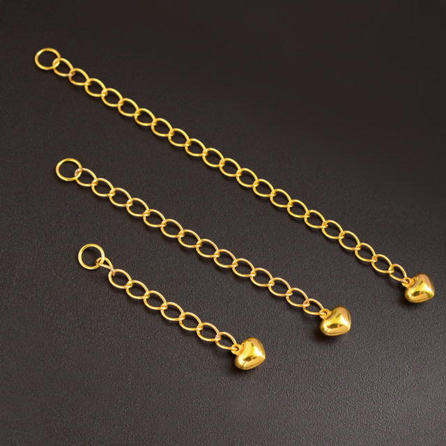 Yuyao 18k gold extended extension chain accessories
