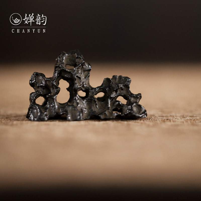 婵韵 藏王堂铸铁太湖石线香香插香器底座香炉茶桌摆件香道配件,淘宝优惠券,粉丝福利购,淘宝优惠卷