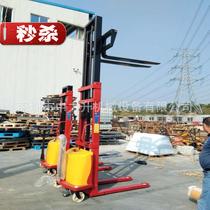  2 ton electric pile high car loading and unloading semi-electric pile high car a pile high machine semi-electric lifting h carrying heaps high machine