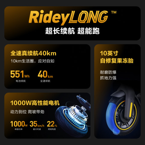 ninebot九号滑板车电动max G2/ZT3PRO成人款折叠两轮便携式代步车 - 图0