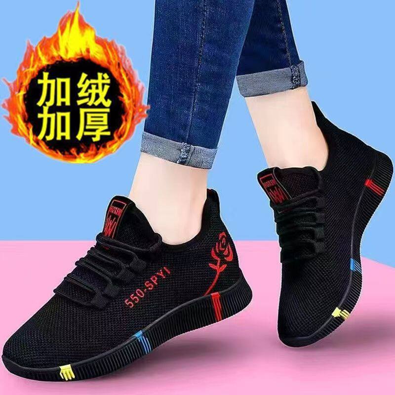 女鞋2023新款春夏韩版时尚休闲运动女鞋小白鞋网面透气跑步鞋单鞋