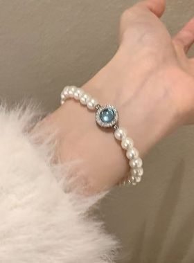 爆款青黛手链珠女手环感ins百搭闺蜜好运手串珠合集款