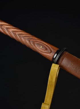 锻打刀剑高锰钢手工锻打日式刀素装一体影视宝剑防身硬剑未开刃