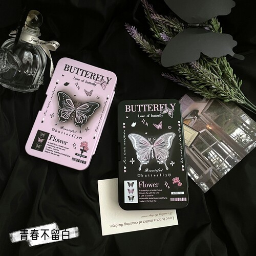 多副装隐形眼镜盒收纳ins风高级感大容量便携透明清洗器美瞳盒子 - 图1