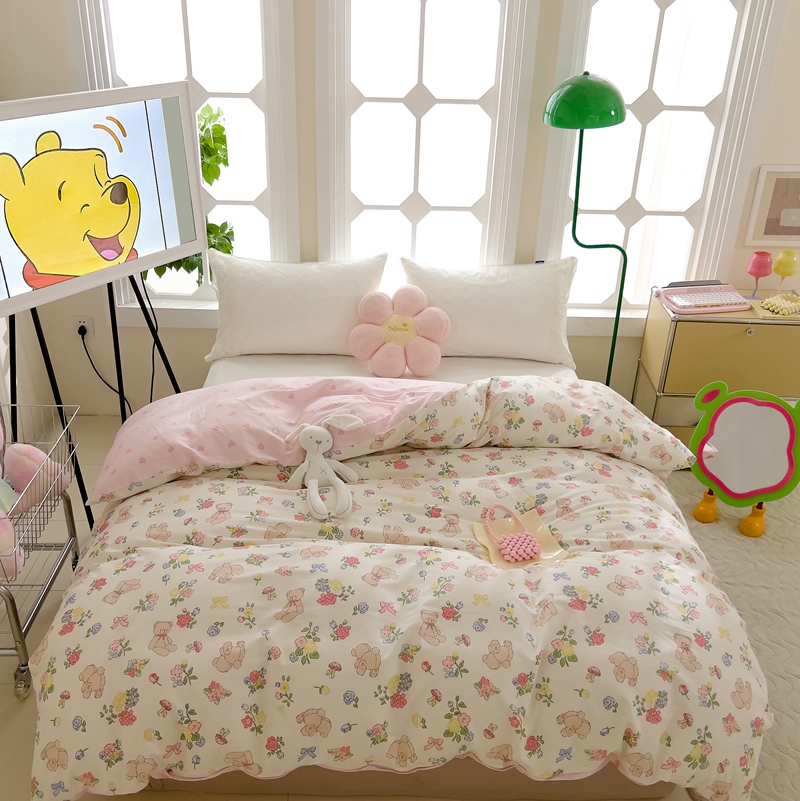定做定制儿童卡通全棉被套幼儿园被单100%纯棉被罩订制任意尺寸