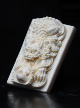 24招财貔貅鹿角雕刻轻奢小众项链男毛衣项链女生新款潮绳百搭吊坠