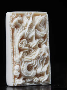 86号龙腾四海鹿角雕刻轻奢小众项链男高级感毛衣项链女生新款潮绳