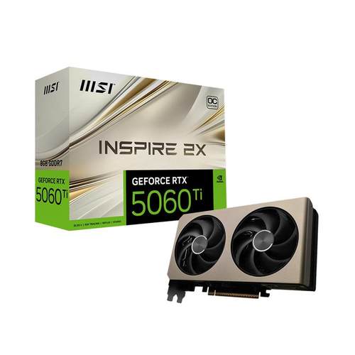 m.si硬派师GeForceRTX5060Ti8GINSPIRE2XOC适用电竞游戏显卡 - 图1