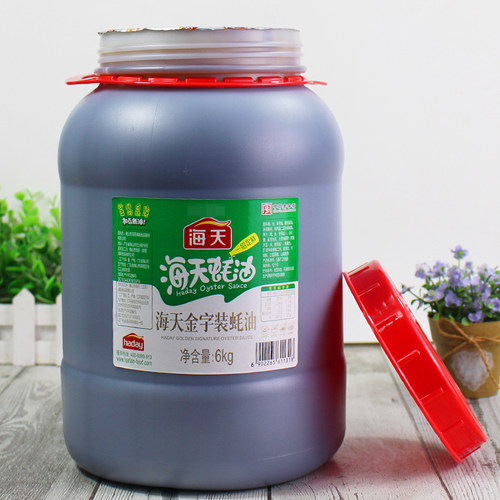 海天金字装蚝油6kg餐饮商用实惠大桶12斤装耗油勾芡烧烤火锅蘸料 - 图1