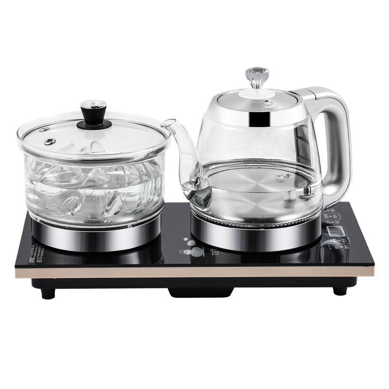 茶台烧水壶茶具嵌入式泡茶热水壶茶桌自动上水一体电磁炉煮茶器