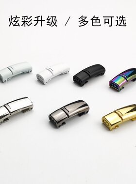 懒人新款红色金属胶囊鞋扣按压