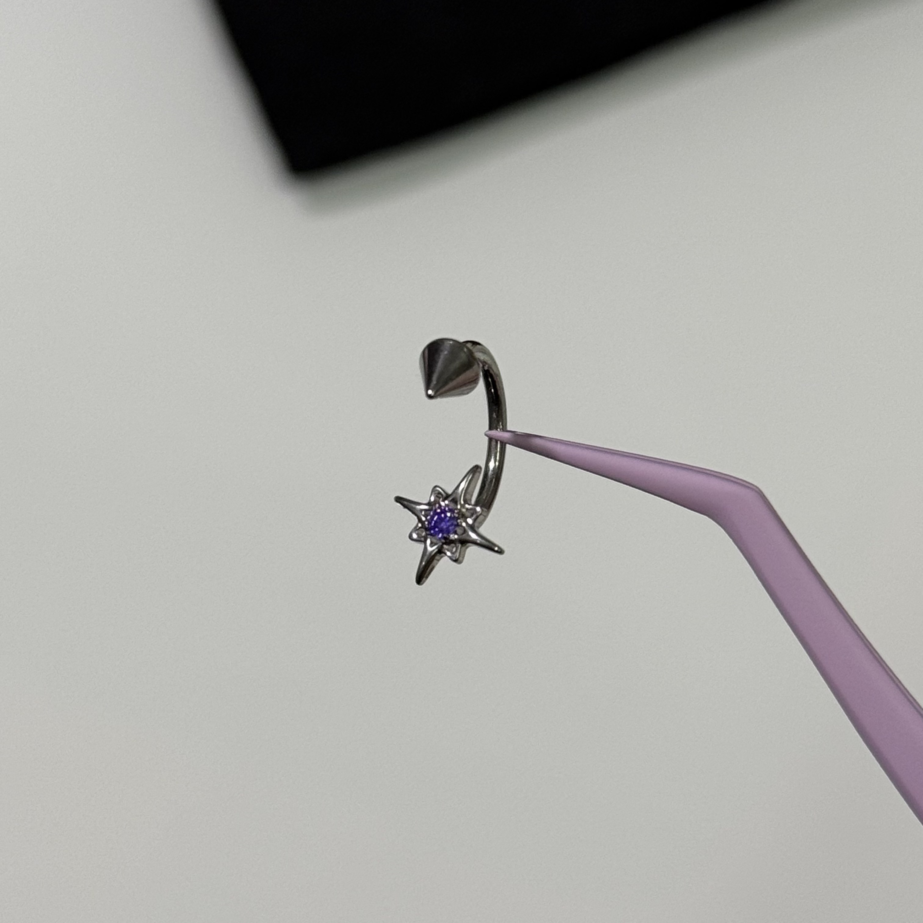 唇环钛合金马蹄环耳骨环耳环M0.9牙口内螺旋CZQY 10056,淘宝优惠券,粉丝福利购,淘宝优惠卷