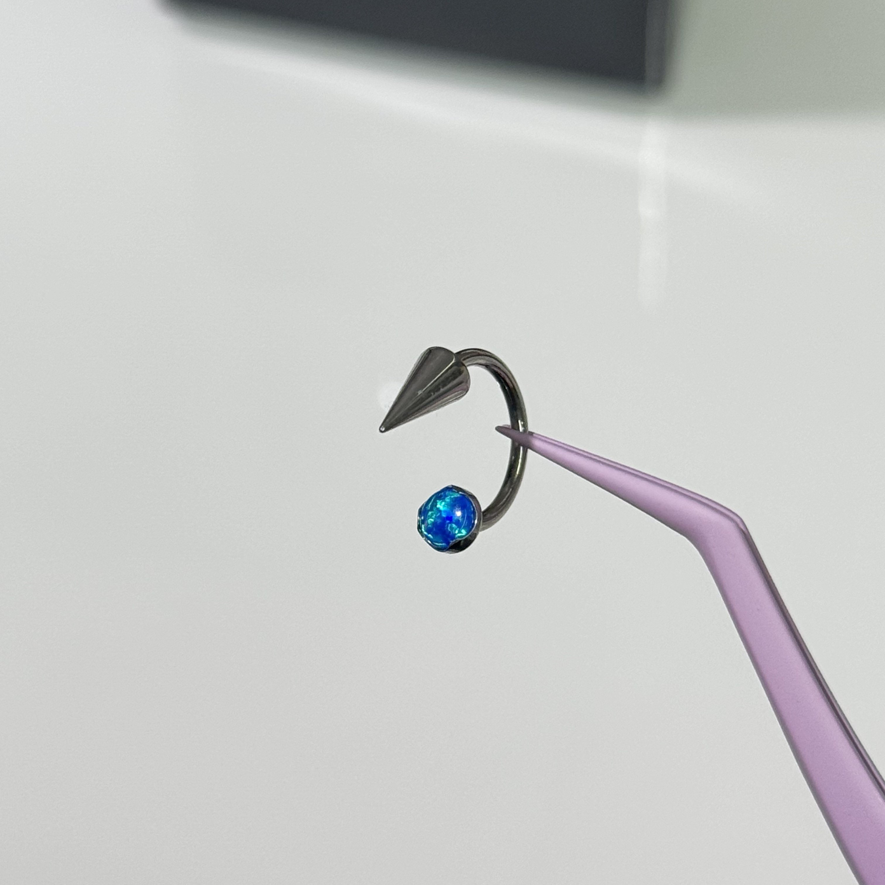 唇环钛合金马蹄环耳骨环耳环M0.9牙口内螺旋CZQY 100147,淘宝优惠券,粉丝福利购,淘宝优惠卷