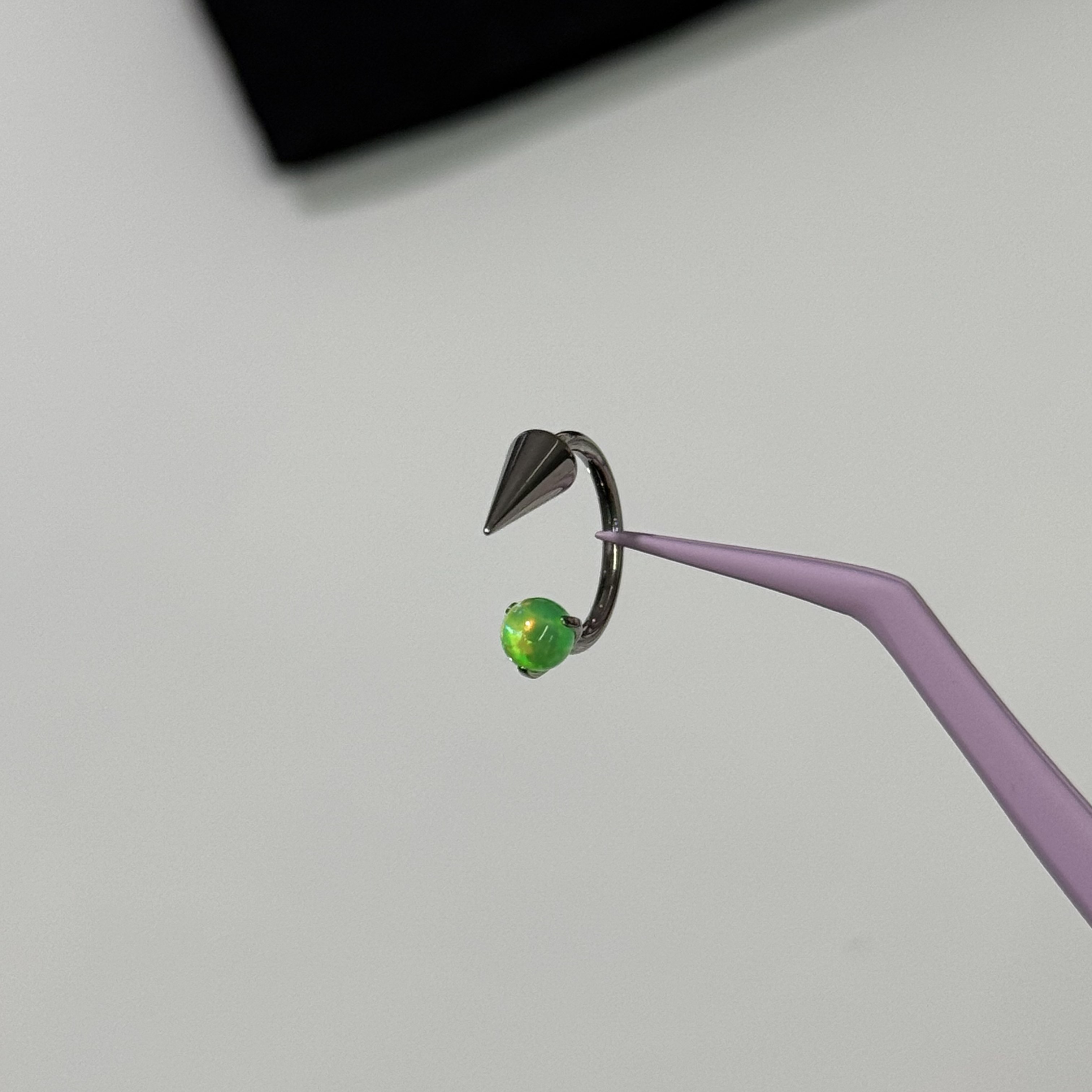 唇环钛合金马蹄环耳骨环耳环M0.9牙口内螺旋CZQY 10073,淘宝优惠券,粉丝福利购,淘宝优惠卷