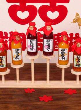 木质中式结婚甜品摆件架｜多层30