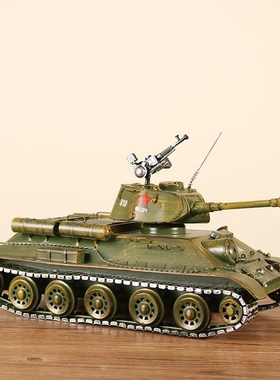 速发复古怀旧玄关装饰意皮车克坦车模型创铁道具汽车手工铁艺纪念