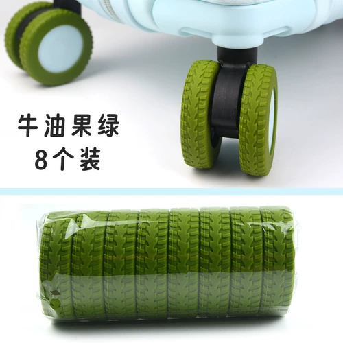 Чемодан, универсальный защитный чехол, силиконовые резиновые резиновые кольца, поворотные колеса, увеличенная толщина