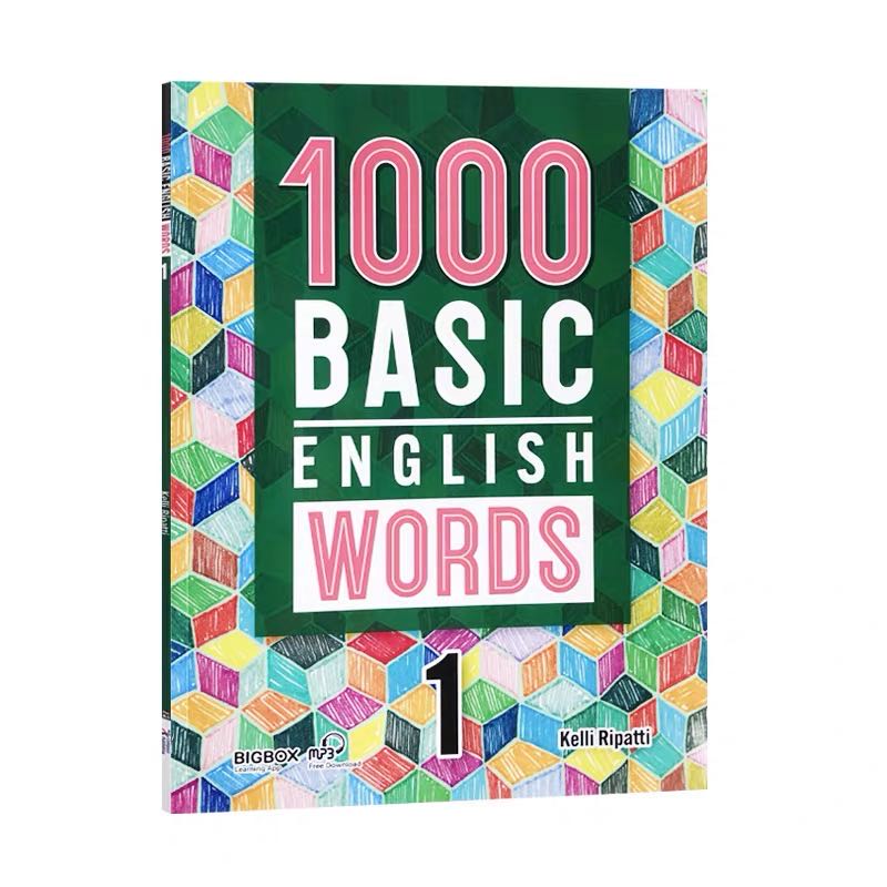 原版少儿词汇书小学初阶 1000 Basic English Words 英语常见词高频词汇 寒暑假短期专项提升词汇量 - 图3