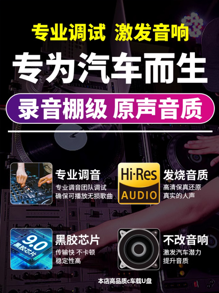 汽车载u盘歌曲2024新款热歌柏林之声无损高品质车用高端音乐u优盘 - 图2